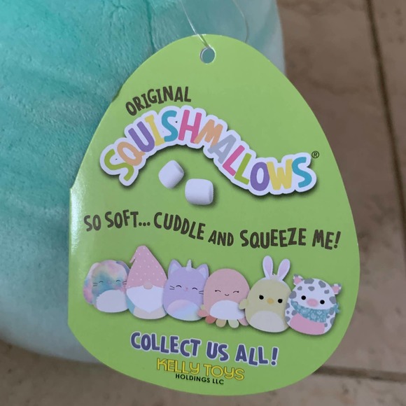 Squishmallow Miley Llama Sheep Lamb 8" Teal Blue Easter Spring Plush Alpaca NEW - Picture 8 of 9